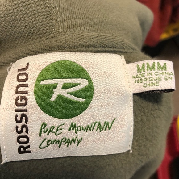 Rossignol winter snow ski full zipped hoodie size medium - Picture 4 of 5